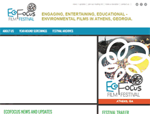 Tablet Screenshot of ecofocusfilmfest.org